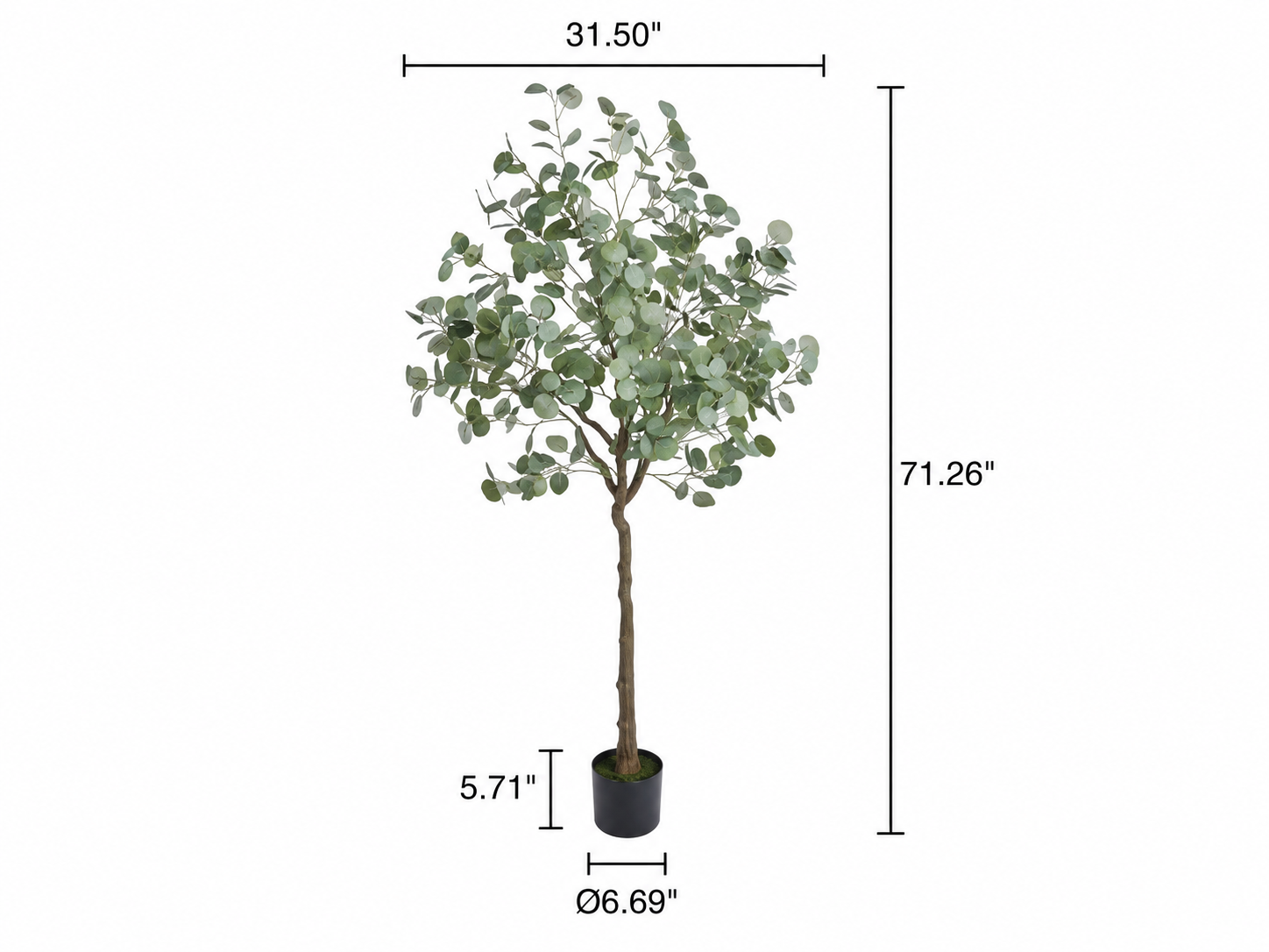 Faux Olive Tree – Realistic Artificial Potted Plant (4ft, 5ft, 6ft)