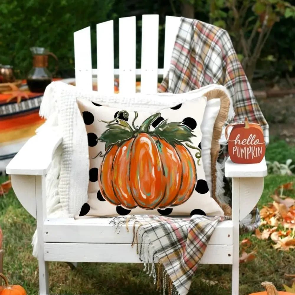Pumpkin Pillow Cover