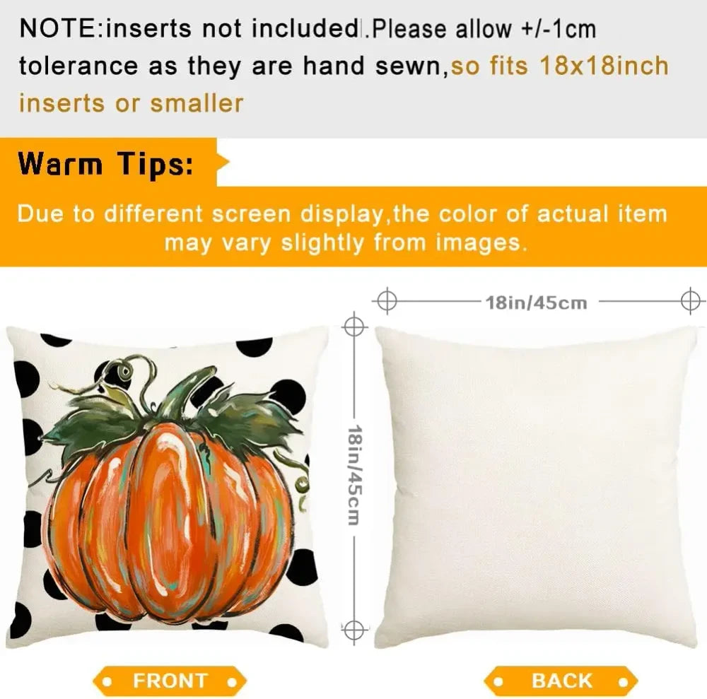 Pumpkin Pillow Cover