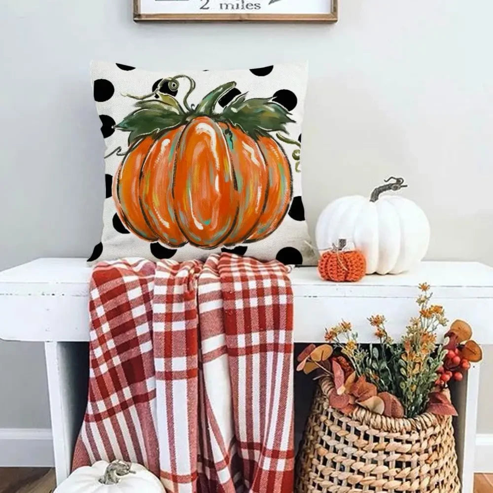 Pumpkin Pillow Cover