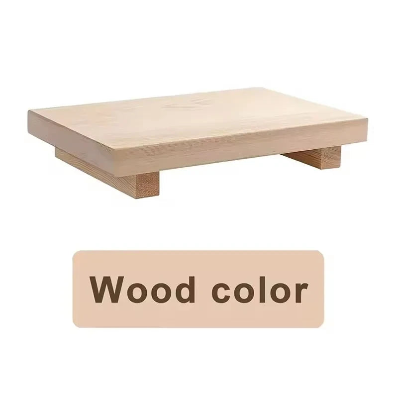 Wooden Footed Tray — Rustic Vanity & Bathroom Décor Stand