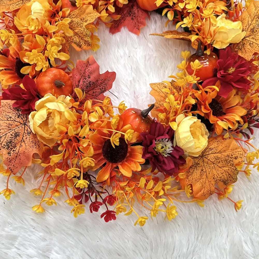 Autumn Harvest Door Wreath