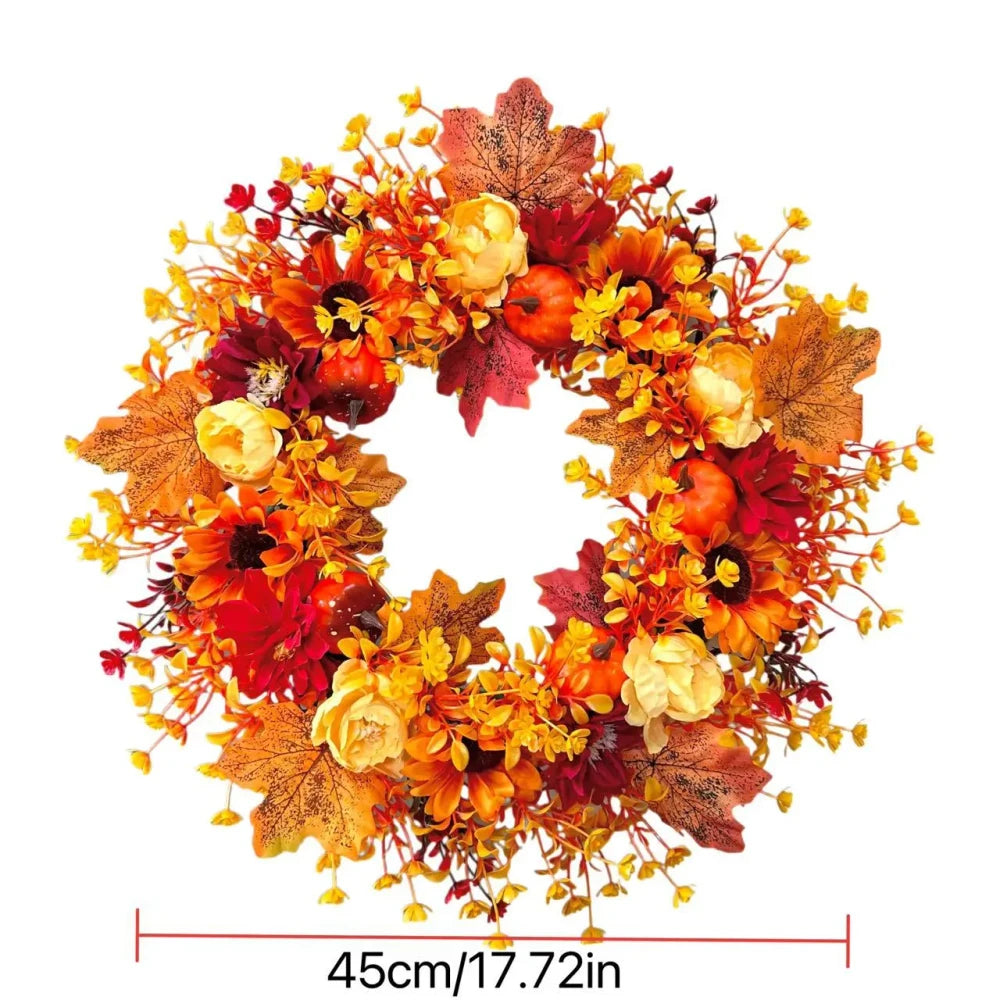 Autumn Harvest Door Wreath