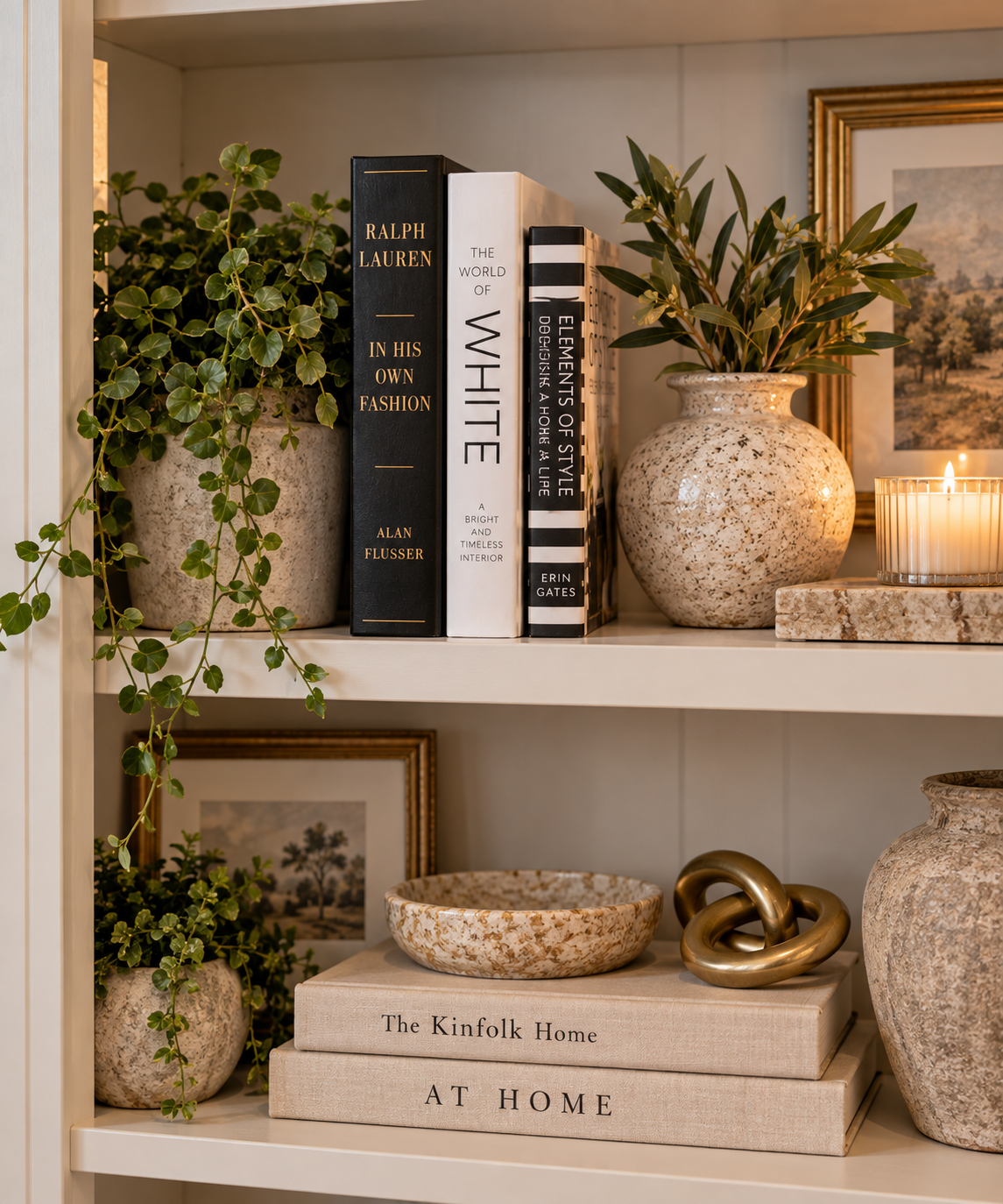 Set of 3 Decorative Faux Books — Designer-Style Bookshelf & Coffee Table Décor