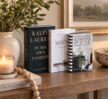 Set of 3 Decorative Faux Books — Designer-Style Bookshelf & Coffee Table Décor