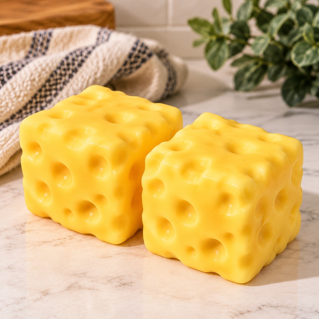 Cheese Squishy Fidget Toy – Slow Rising Sensory Stress Relief Toy