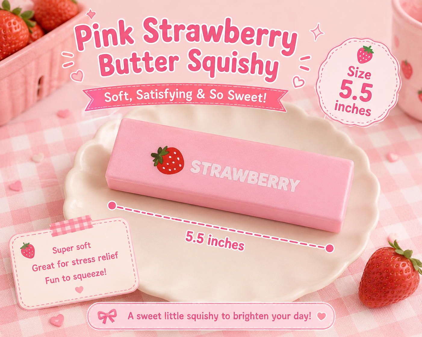 Squishy Butter Stick Fidget Toy – Slow Rise Stress Relief