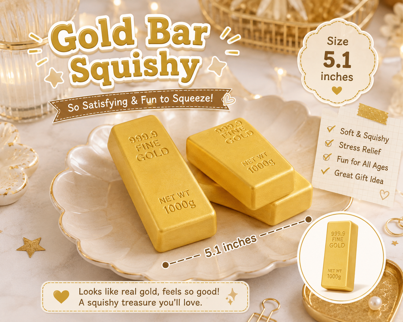 Squishy Butter Stick Fidget Toy – Slow Rise Stress Relief