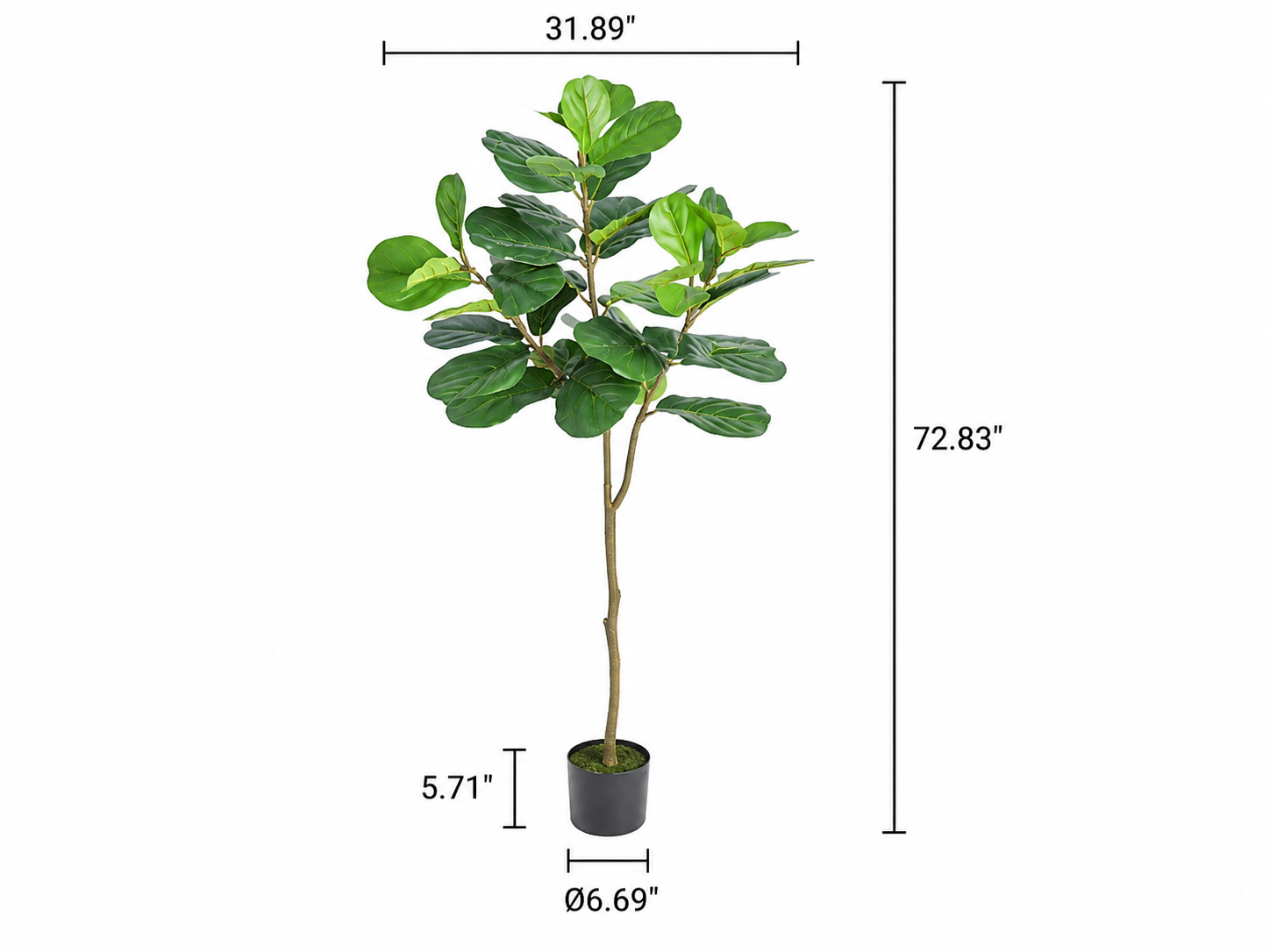 Faux Olive Tree – Realistic Artificial Potted Plant (4ft, 5ft, 6ft)