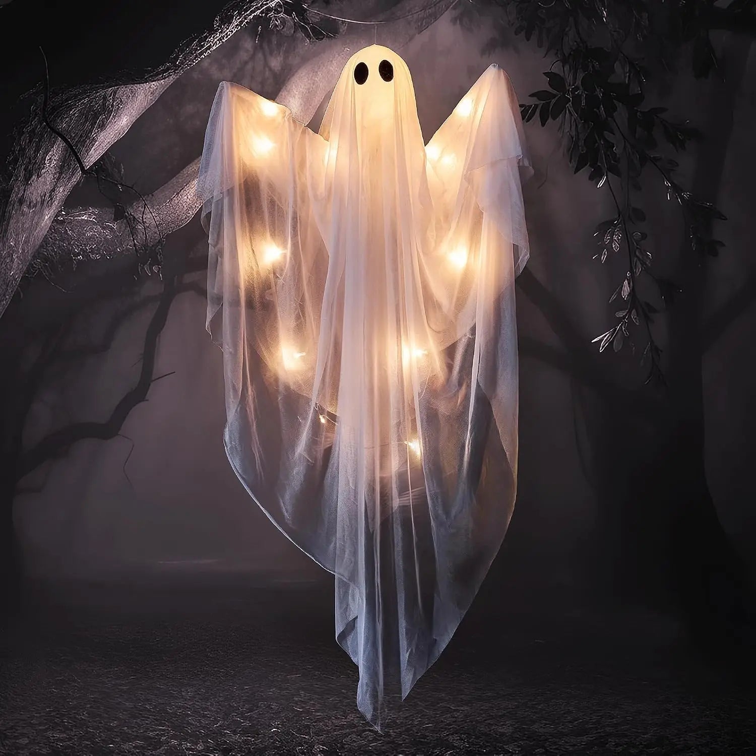Glowing Ghost Halloween Decor