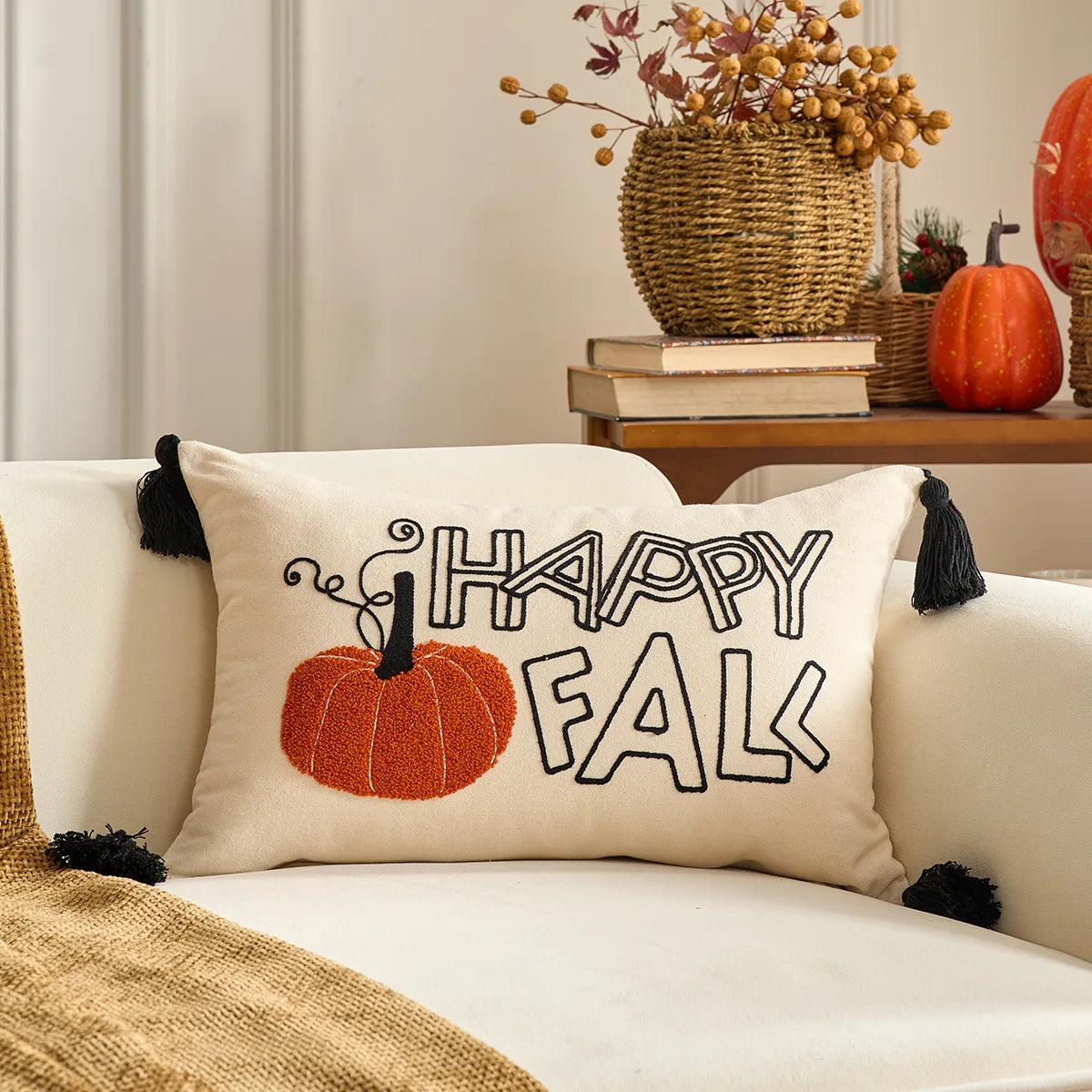 Fall Harvest Pillow Cover