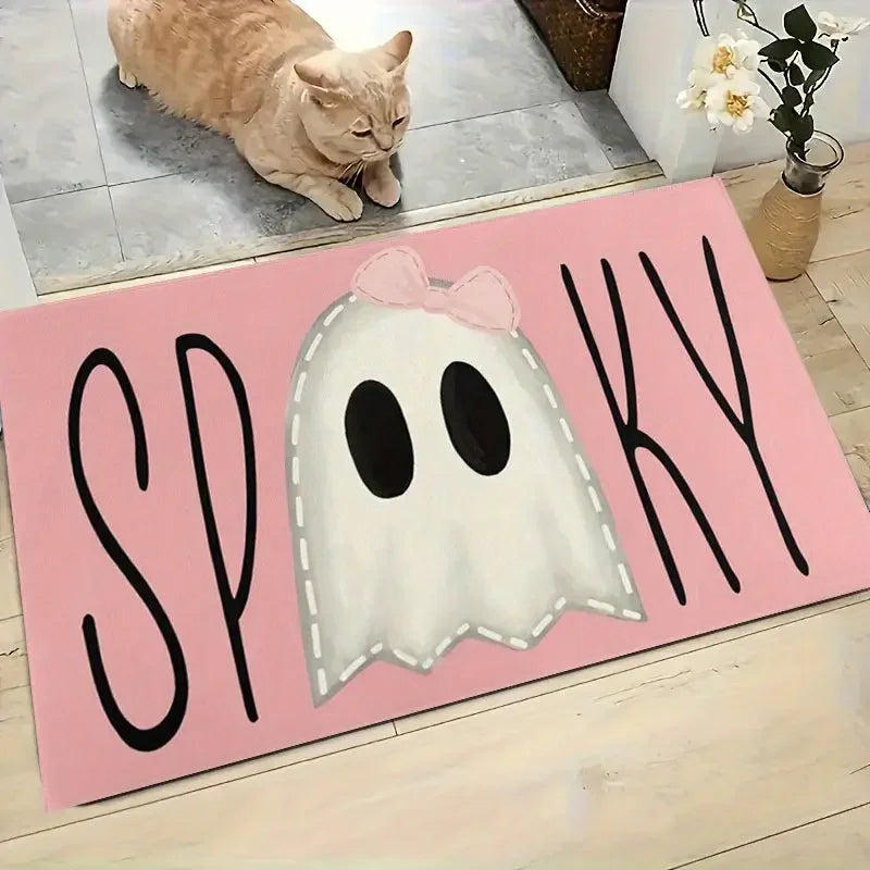 BOO Pumpkin Doormat