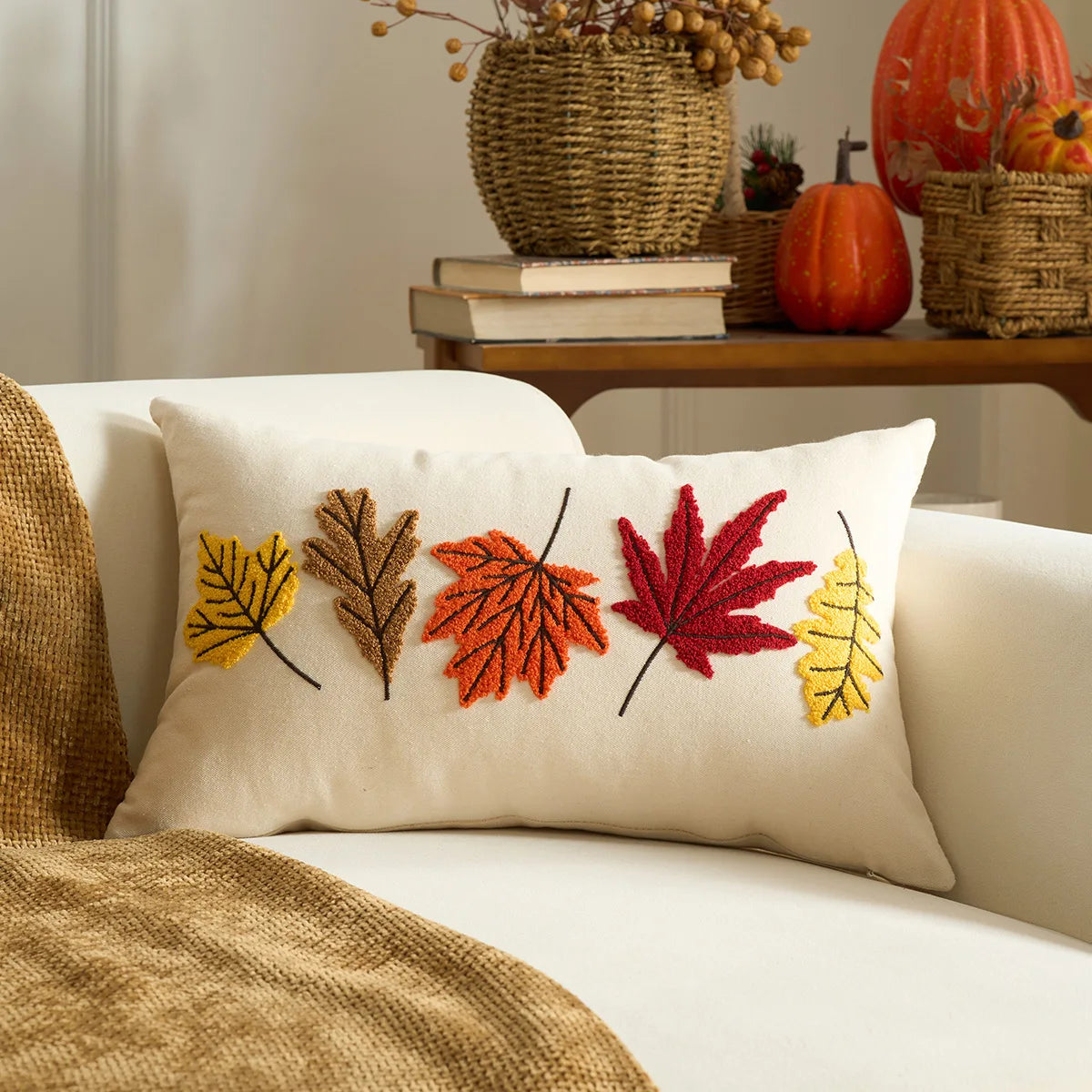 Fall Harvest Pillow Cover