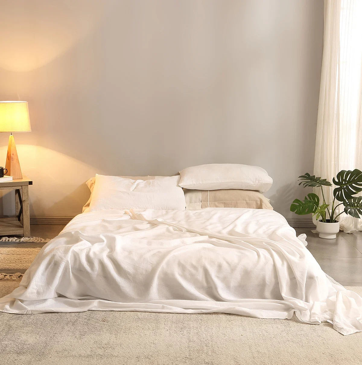 Natural Linen Sheet Set