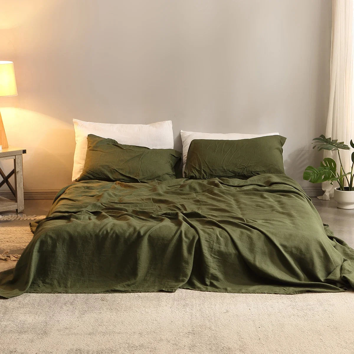 Natural Linen Sheet Set