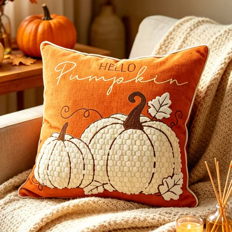 Fall Harvest Pillow Cover
