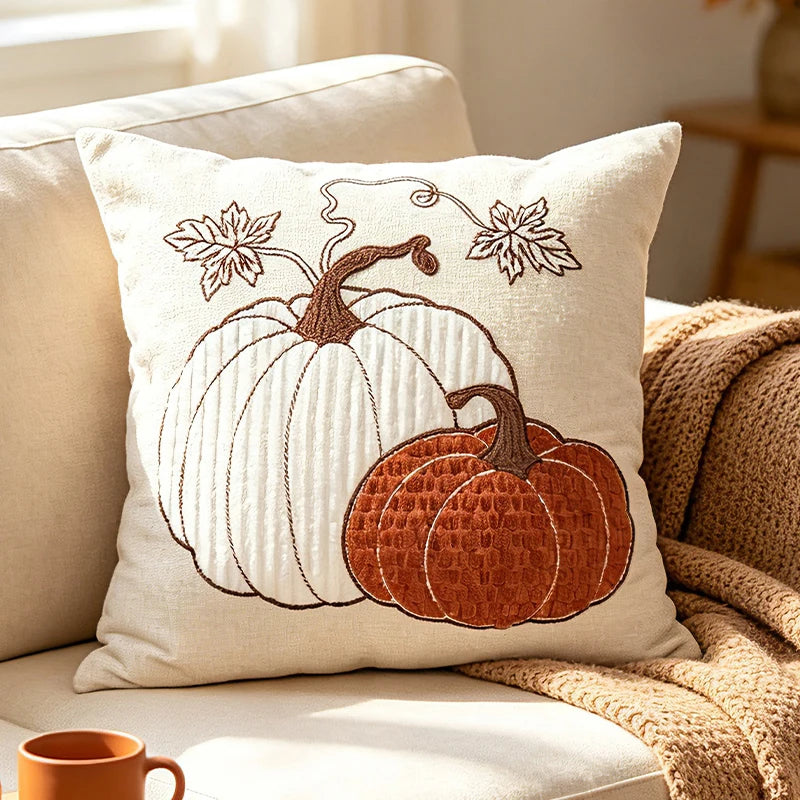 Fall Harvest Pillow Cover