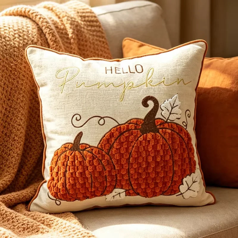 Fall Harvest Pillow Cover
