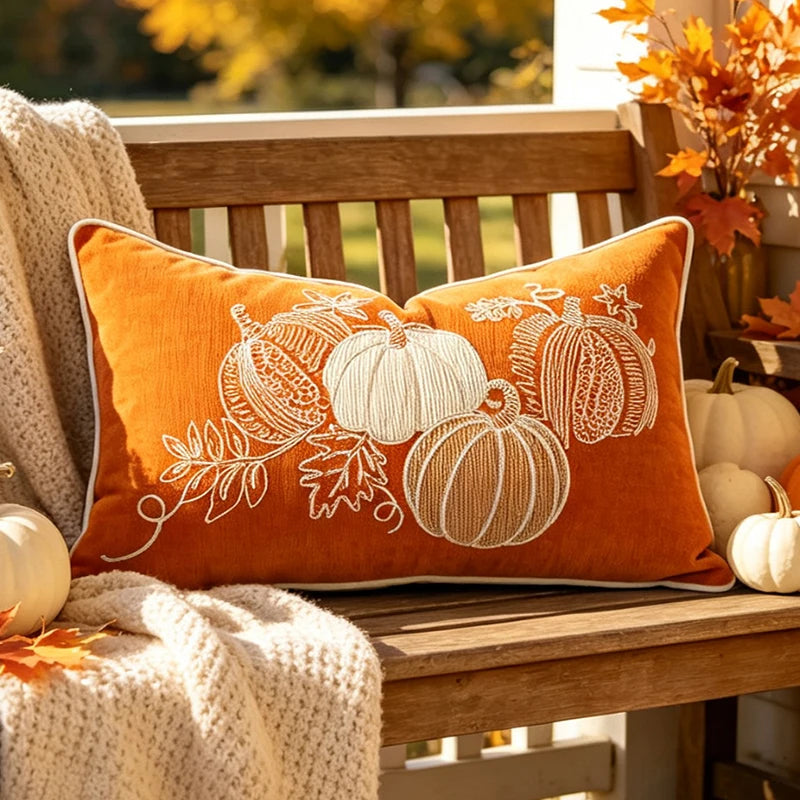 Fall Harvest Pillow Cover