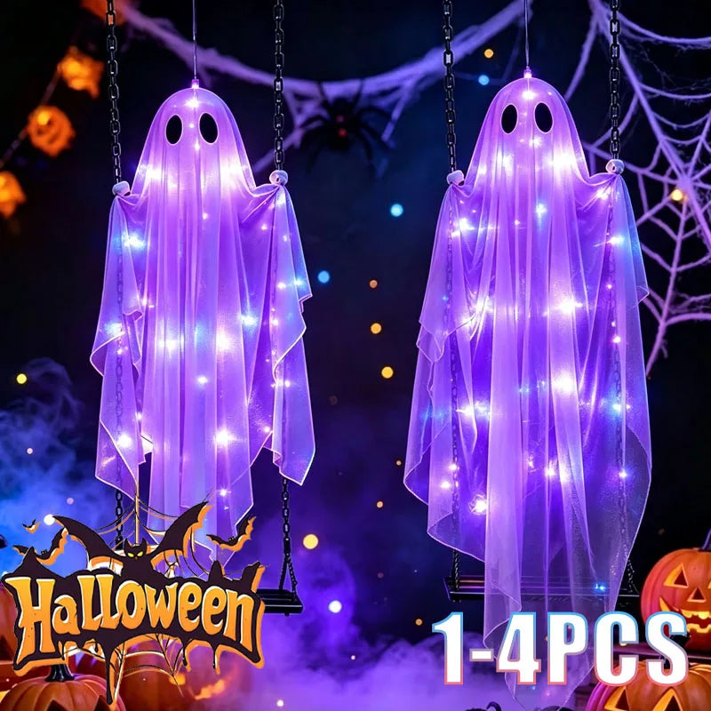 Glowing Ghost Halloween Decor