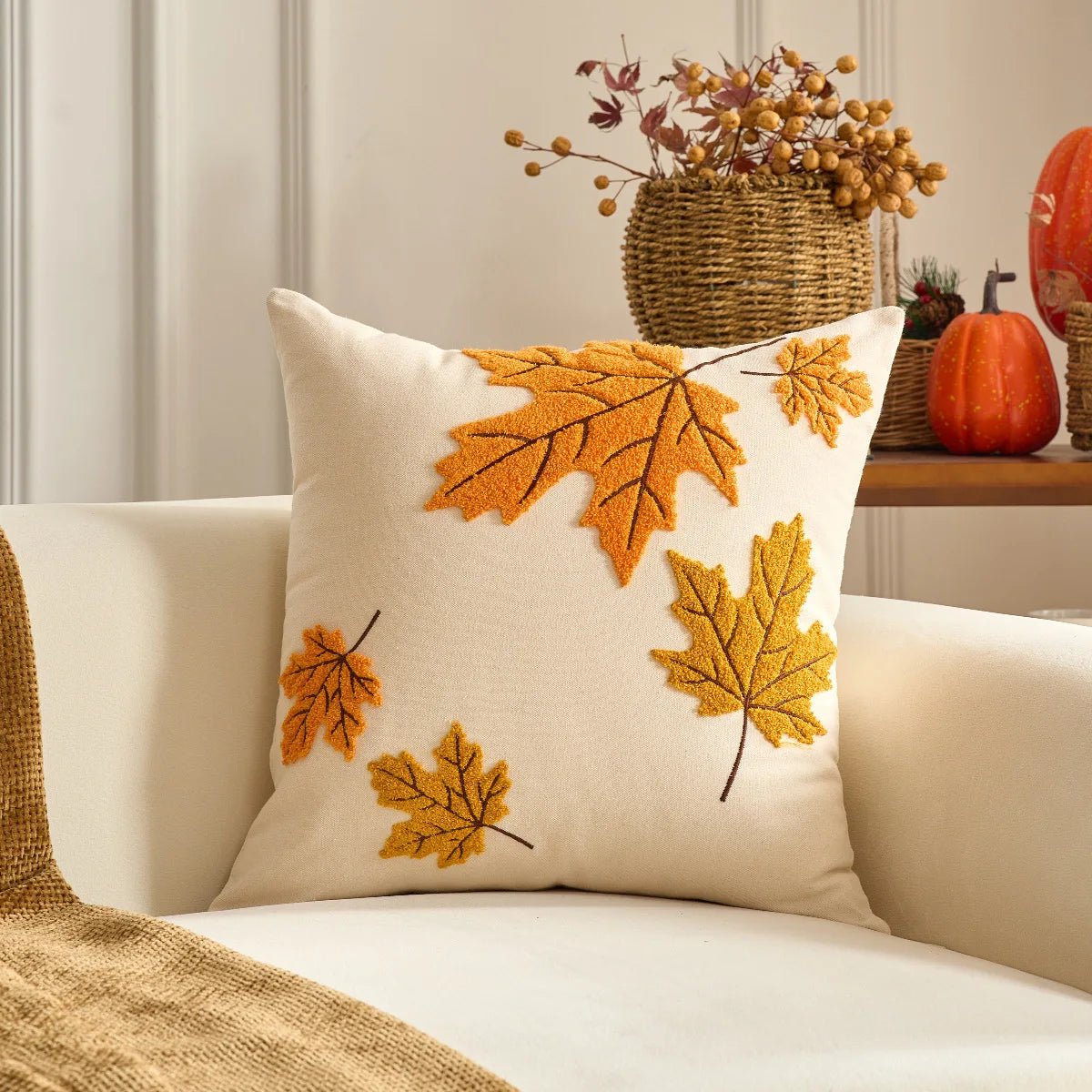 Fall Harvest Pillow Cover
