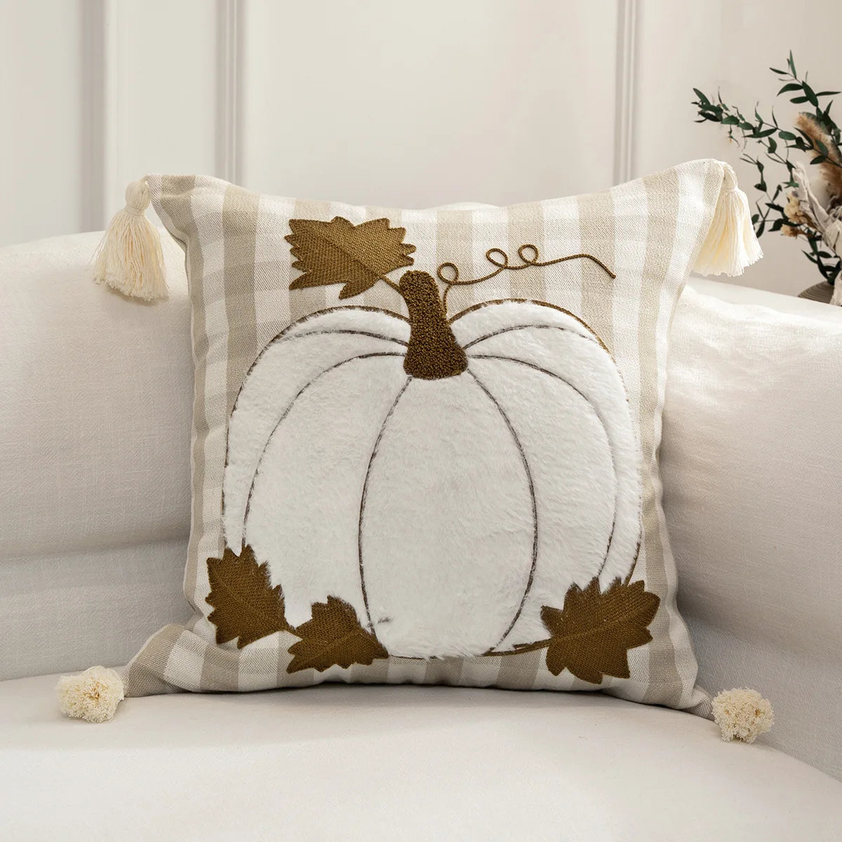 Fall Harvest Pillow Cover