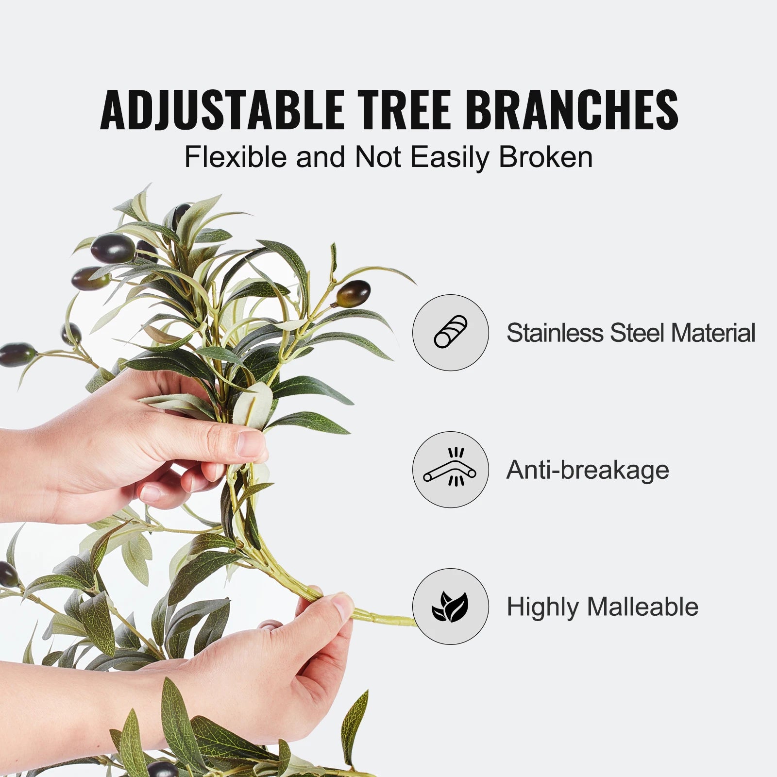 Faux Olive Tree – Realistic Artificial Potted Plant (4ft, 5ft, 6ft)