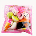Squishy Sensory Toy Set – Panda, Fruit & Sweets (Kids Gift Bag)