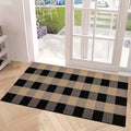 Checkered Hello Doormat