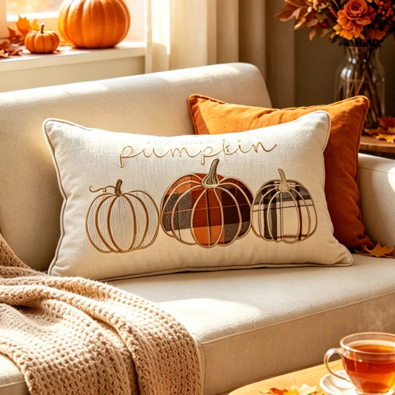 Fall Harvest Pillow Cover
