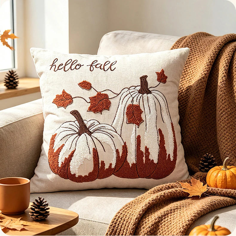 Fall Harvest Pillow Cover